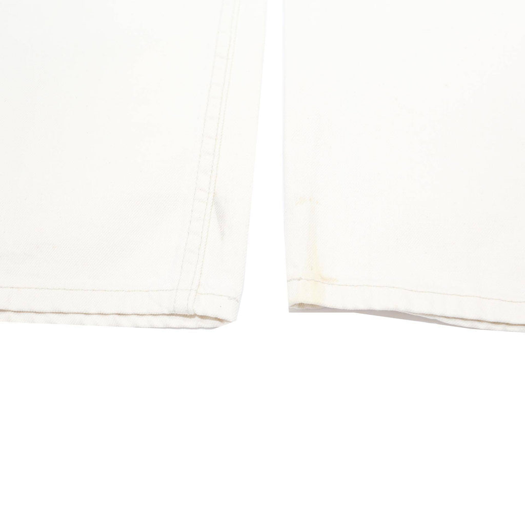 LEVI'S 539 Mens Jeans White Regular Straight Denim Rinse W32 L30 Comfortable Fit