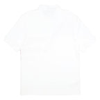 FRED PERRY X OFFSPRING Mens White & Red Short Sleeve Colourblock Polo Shirt M