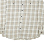 WRANGLER Mens Beige & Cream Checked Shirt L Long Sleeve Casual Classic