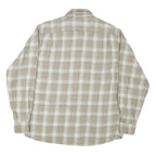 WRANGLER Mens Beige & Cream Checked Shirt L Long Sleeve Casual Classic