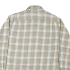 WRANGLER Mens Beige & Cream Checked Shirt L Long Sleeve Casual Classic