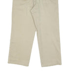 DICKIES Mens Cotton Blend Beige Regular Fit Straight Leg Trousers W32 L25