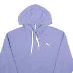 PUMA Womens Purple Hoodie Pullover S Lightweight Polyester Blend