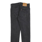 LEVI'S 510 BIG E Mens Black Slim Skinny Denim Medium W29 L32 Stretch Jeans