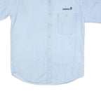 WRANGLER Mens Blue Denim Short Sleeve Shirt M Casual Button Down Summer