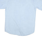 WRANGLER Mens Blue Denim Short Sleeve Shirt M Casual Button Down Summer