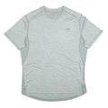 UMBRO Mens Grey Light Blue Sports T-Shirt XL Short Sleeve Crew Neck Performance
