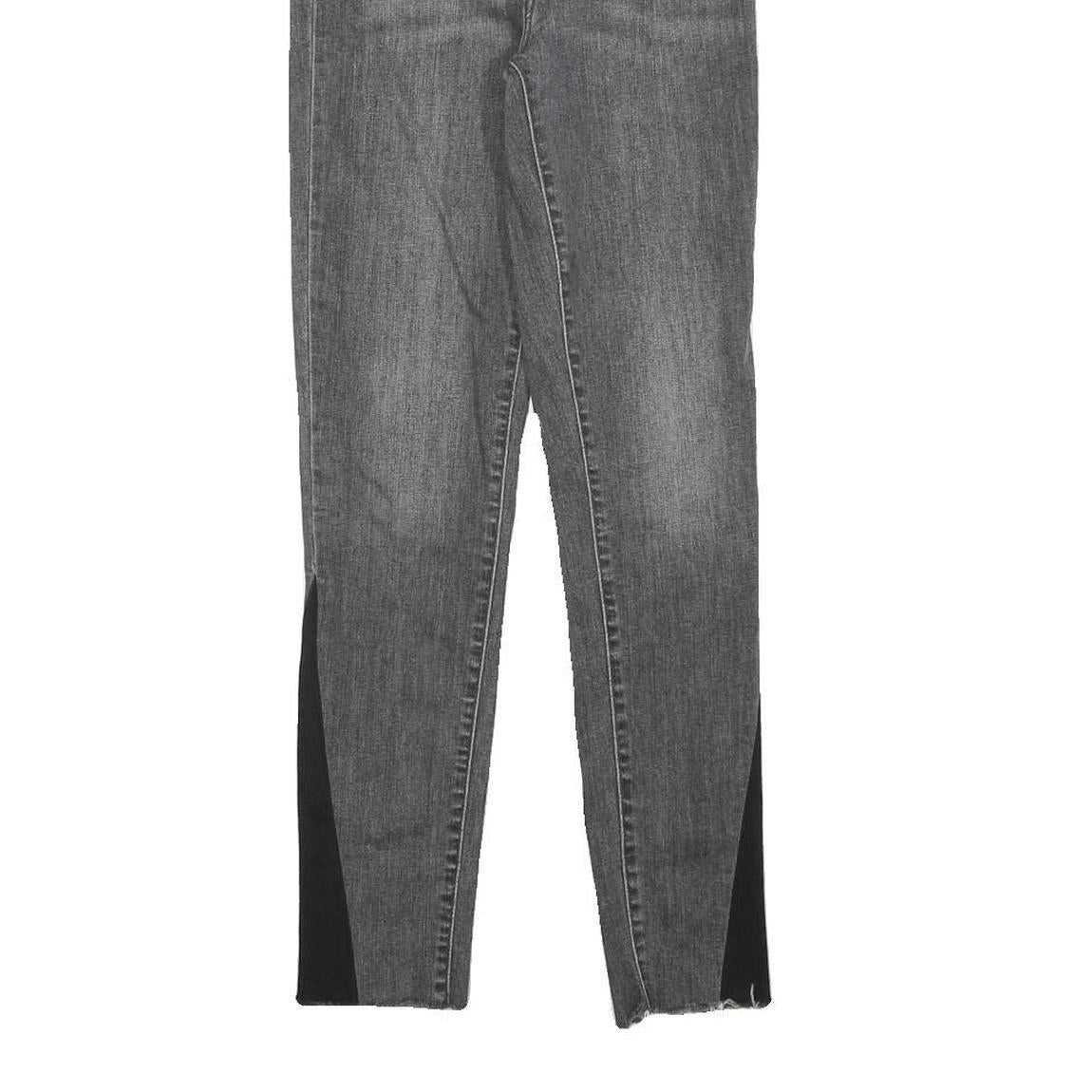 LEVI'S Womens Jeans Grey Slim Skinny Denim Light W22 L27 Stylish Contrast