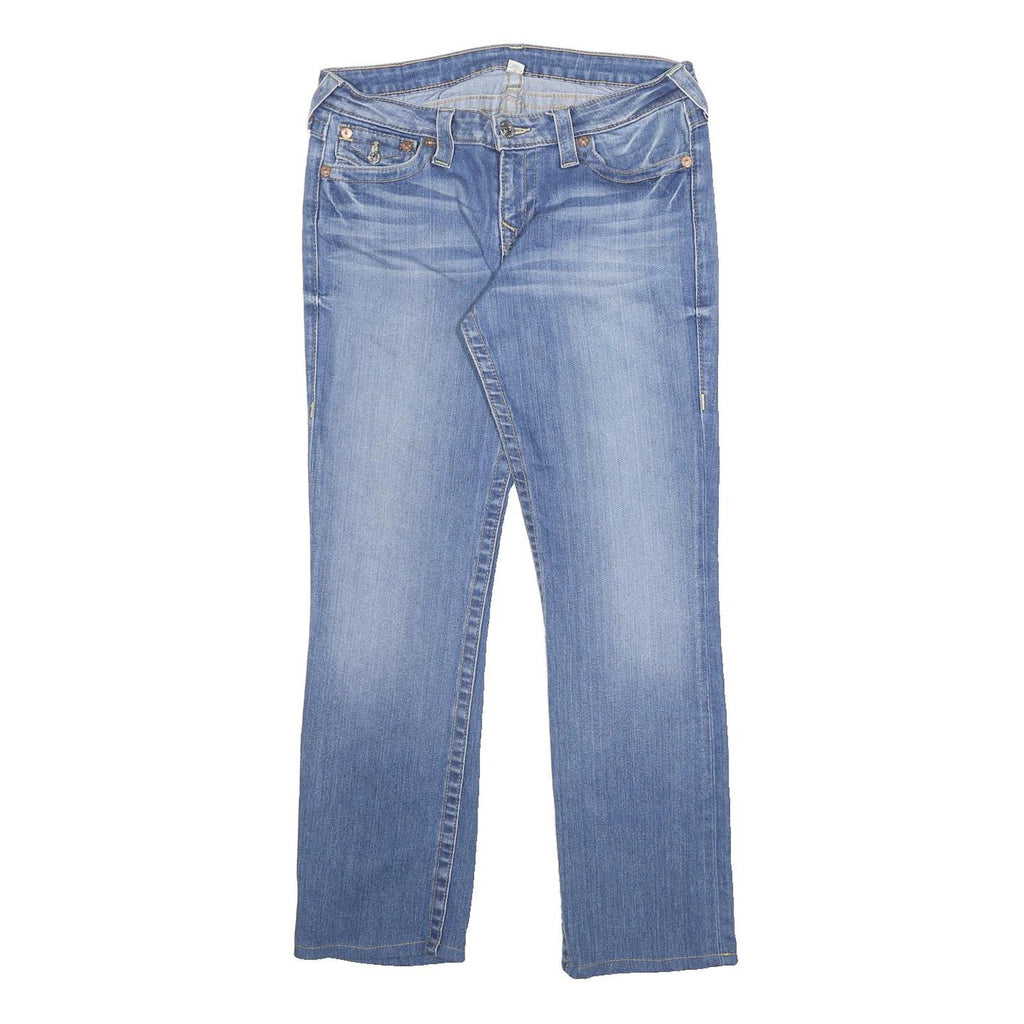 TRUE RELIGION Womens Jeans Blue Regular Straight Denim Medium W31 L28 Classic