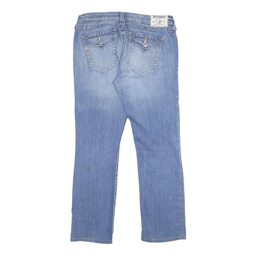 TRUE RELIGION Womens Jeans Blue Regular Straight Denim Medium W31 L28 Classic