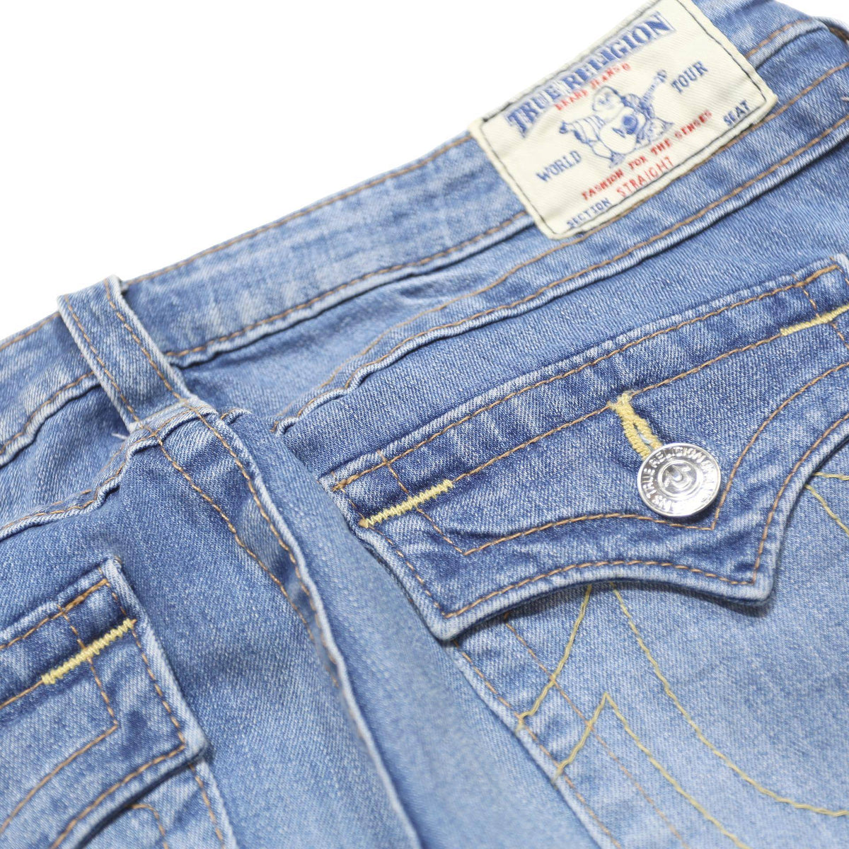 TRUE RELIGION Womens Jeans Blue Regular Straight Denim Medium W31 L28 Classic
