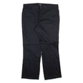 DICKIES Womens Trousers Black Relaxed Straight W36 L28