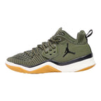 AIR JORDAN Sneaker Trainers Green Synthetic Boys UK 5.5