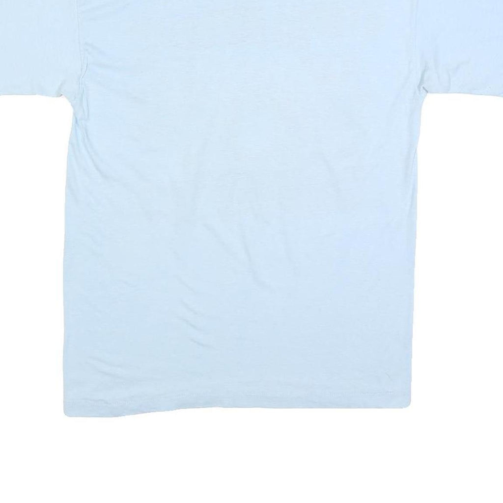 USA APPEAL Mens Light Blue Graphic T-Shirt XL Short Sleeve Crew Neck Raceway