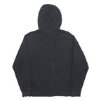 NIKE Mens Black Pullover Zip Hoodie M Cotton Blend Casual Sportswear