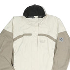 JACK WOLFSKIN Womens Cream & Beige Outdoor Jacket UK 12 Polyester Blend Zip