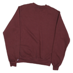 CHAMPION Mens Maroon Indiana Farm Bureau Insurance Crew Neck S Cotton Blend