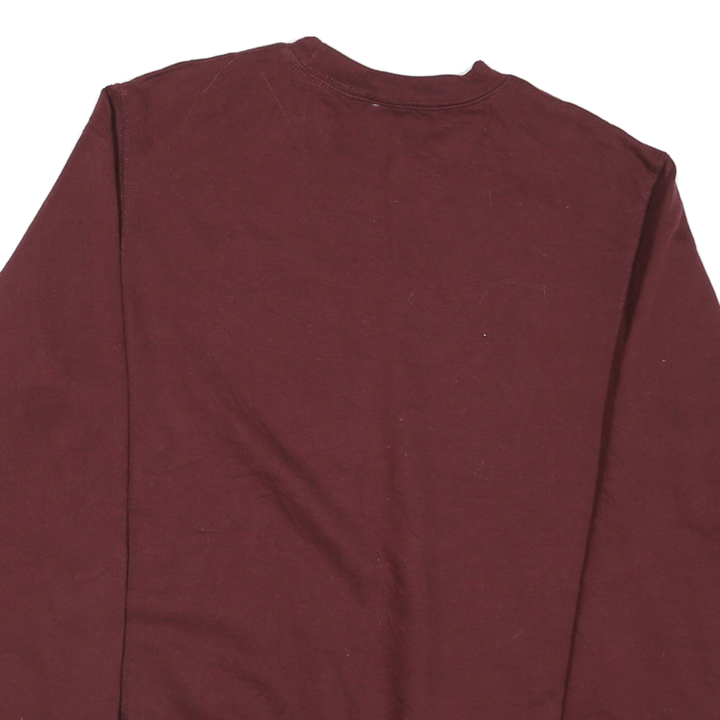 CHAMPION Mens Maroon Indiana Farm Bureau Insurance Crew Neck S Cotton Blend