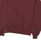 CHAMPION Mens Maroon Indiana Farm Bureau Insurance Crew Neck S Cotton Blend