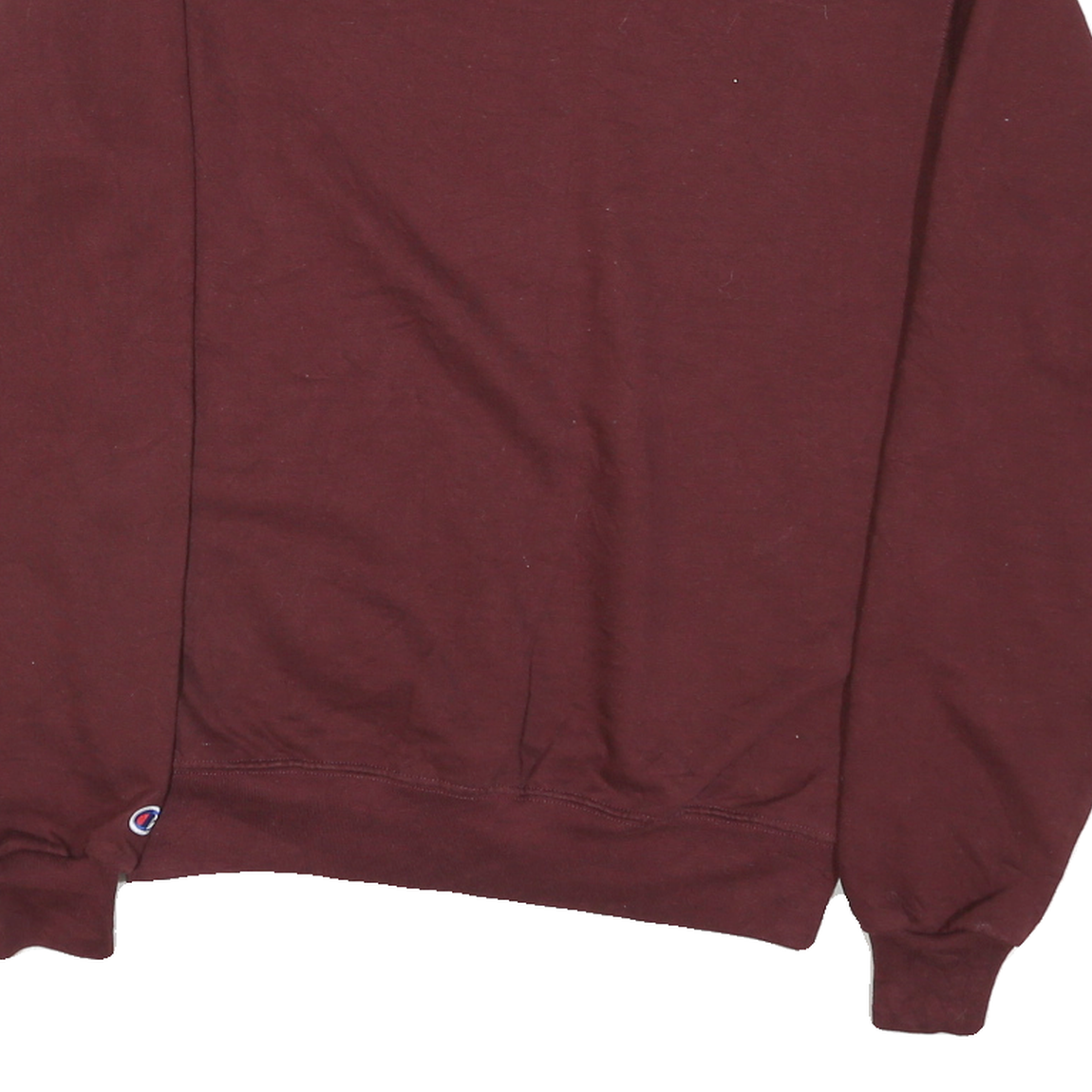 CHAMPION Mens Maroon Indiana Farm Bureau Insurance Crew Neck S Cotton Blend