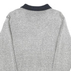 ROGER KENT Mens Grey Patterned Zip Jumper M Acrylic Warm Casual