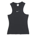 NIKE Womens Black Crop T-Shirt Sleeveless Crew Neck S Cotton Blend