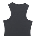 NIKE Womens Black Crop T-Shirt Sleeveless Crew Neck S Cotton Blend