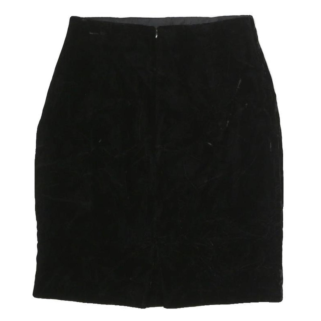 CLINE - KOLAREK Womens Black Mini Polyester Blend Straight Skirt Size S Elegant