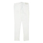 LEVI'S Womens White Slim Skinny Denim Jeans Cotton Blend Zip W26 L28