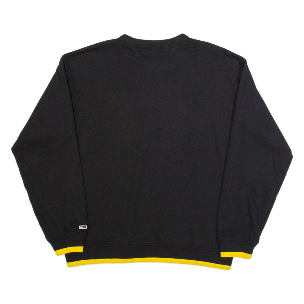 TOMMY JEANS Oversized Womens Sweatshirt Black USA S