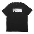 PUMA Mens Black Graphic T-Shirt XL Short Sleeve Crew Neck Cotton Blend Casual
