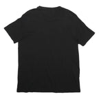 PUMA Mens Black Graphic T-Shirt XL Short Sleeve Crew Neck Cotton Blend Casual