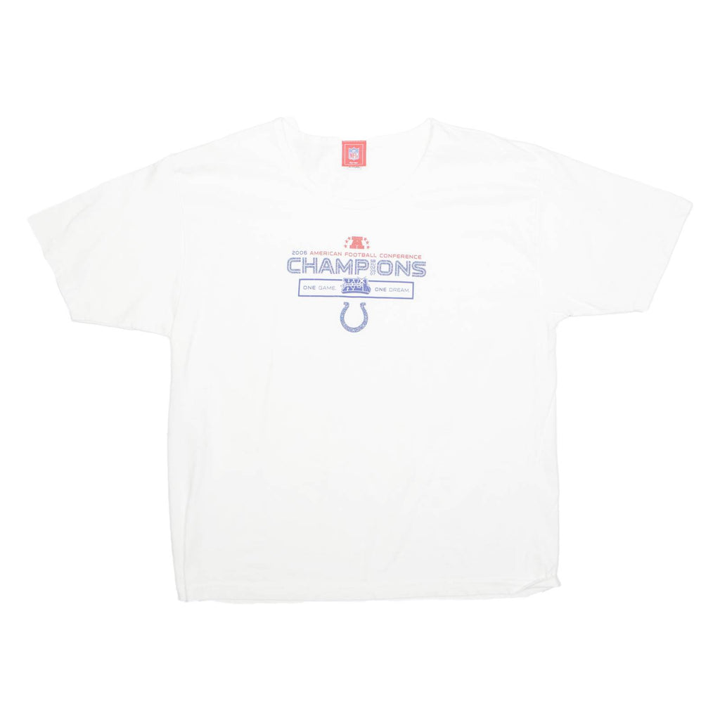 NFL 2006 Champions Indianapolis Colts Womens T-Shirt White USA XL
