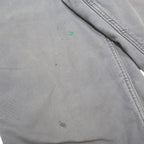 CARHARTT Fleece Lined Womens Cotton Blend Grey Straight Trousers W30 L30 Durable