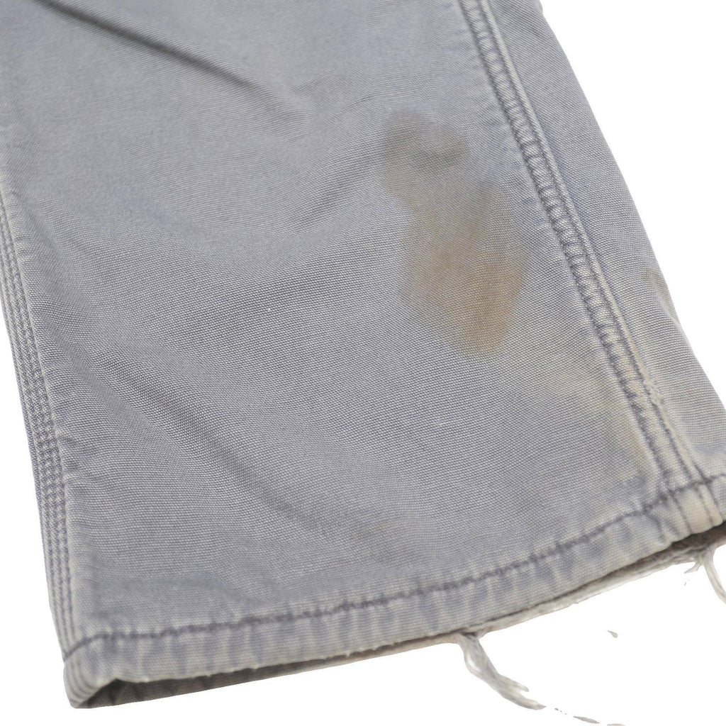 CARHARTT Fleece Lined Womens Cotton Blend Grey Straight Trousers W30 L30 Durable