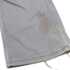 CARHARTT Fleece Lined Womens Cotton Blend Grey Straight Trousers W30 L30 Durable