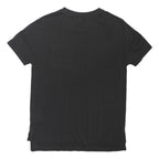 NIKE Womens Black Pocket Graphic T-Shirt S Short Sleeve Crew Neck Cotton Blend