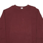 LEVI'S Womens Maroon Cotton Blend Crew Neck M Casual Pullover Sweatshirt