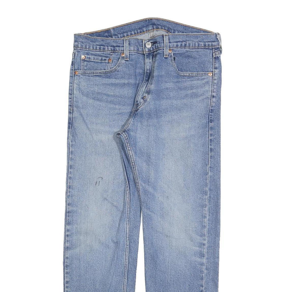 LEVI'S 505 Womens Jeans Blue Regular Straight Denim Medium W33 L30 Classic Style