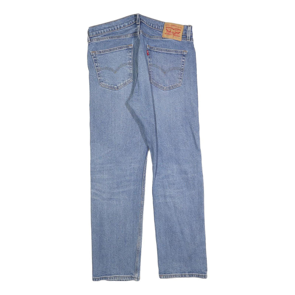 LEVI'S 505 Womens Jeans Blue Regular Straight Denim Medium W33 L30 Classic Style