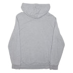 LEVI'S Womens Grey Cotton Blend Pullover Hoodie S Logo Sweatshirt