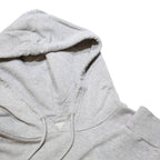 LEVI'S Womens Grey Cotton Blend Pullover Hoodie S Logo Sweatshirt