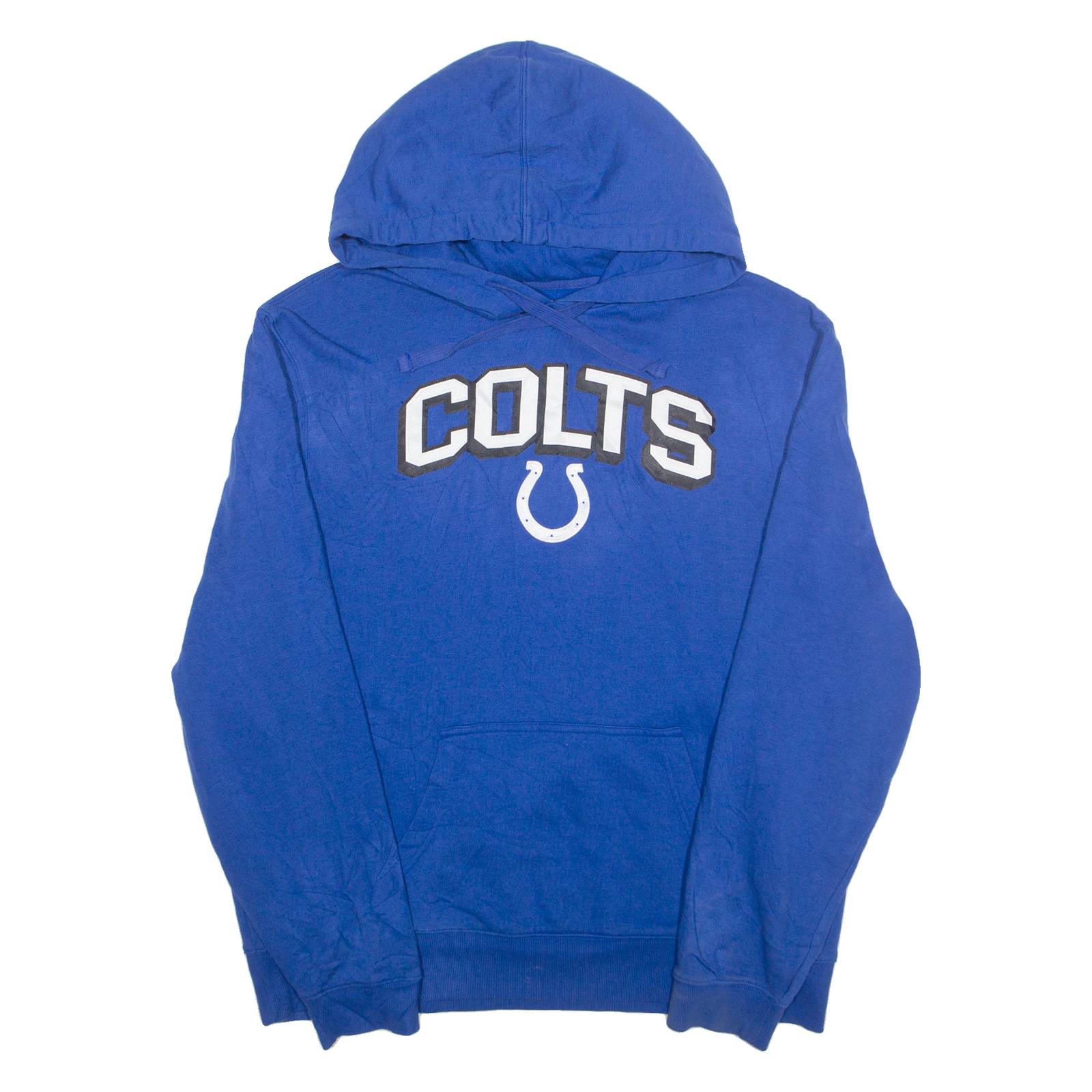 NFL Indianapolis Colts Mens Blue Hoodie USA XL