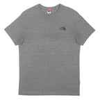 THE NORTH FACE Mens Grey Graphic T-Shirt M Short Sleeve Crew Neck Logo Print