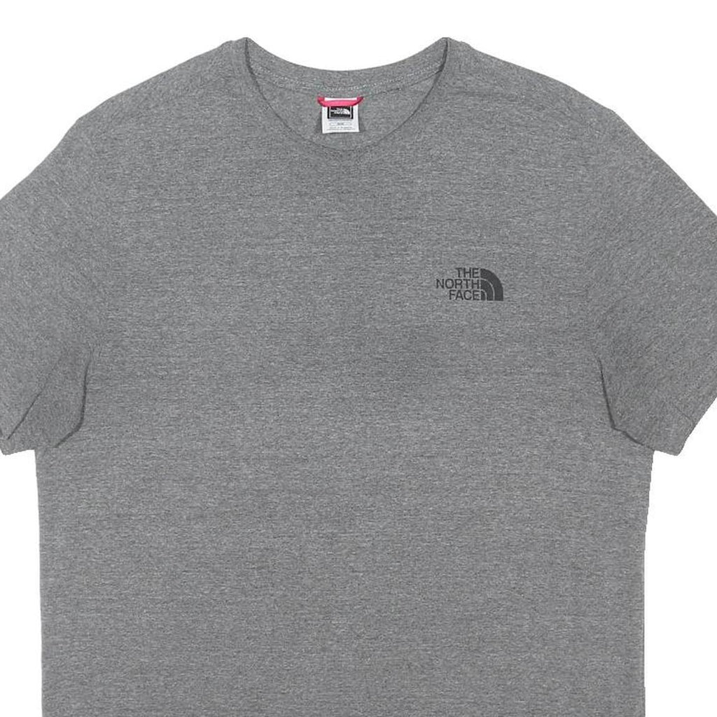 THE NORTH FACE Mens Grey Graphic T-Shirt M Short Sleeve Crew Neck Logo Print