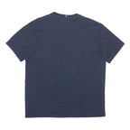 TOMMY HILFIGER Mens Navy Blue Logo Graphic T-Shirt XL Short Sleeve Crew Neck