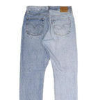 LEVI'S 501 BIG E Womens Jeans Blue Classic Straight Denim Stone Wash W29 L30