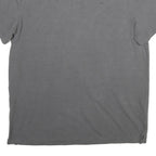 CALVIN KLEIN Mens Grey Short Sleeve Plain Polo Shirt XL Cotton Casual