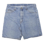 WRANGLER Mens Denim Blue Shorts XL W36 Cotton Blend Classic Casual