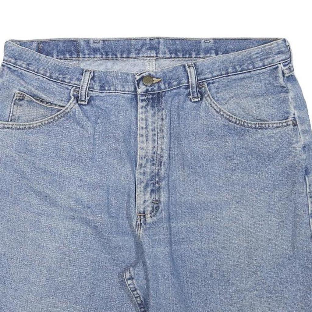 WRANGLER Mens Denim Blue Shorts XL W36 Cotton Blend Classic Casual